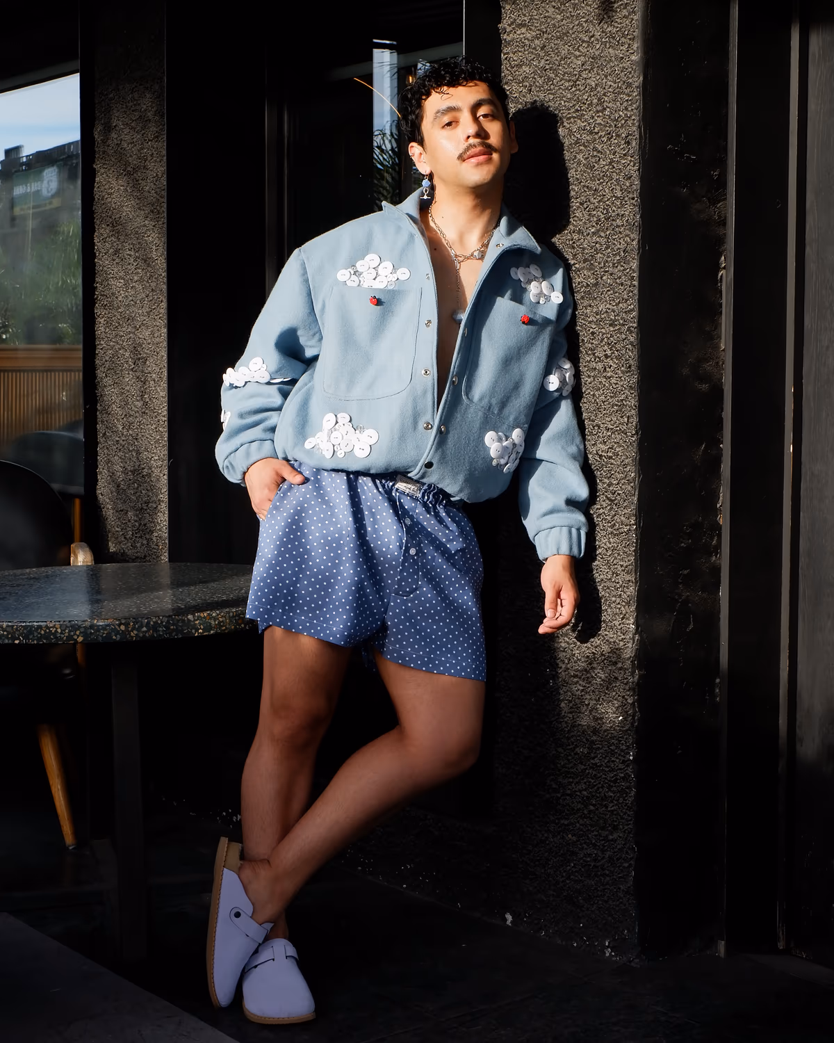 Total look de Caballero Azul