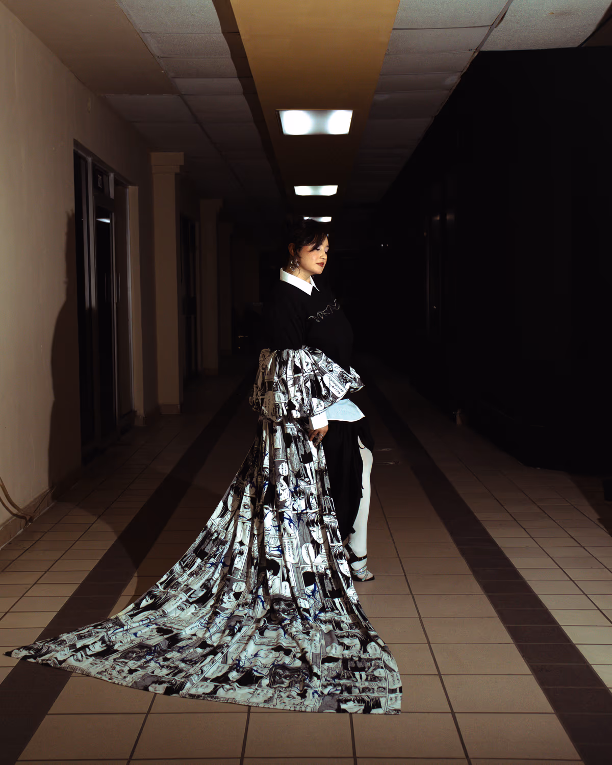 Mariana Hernández en un total look de Jessi Martínez | Fotografía por Diego Osuna para Serena 02.