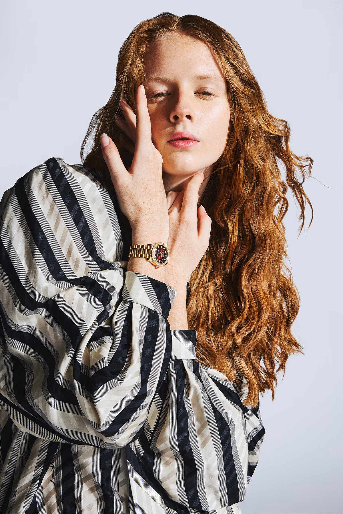 Maquillaje editorial de Peter Snows