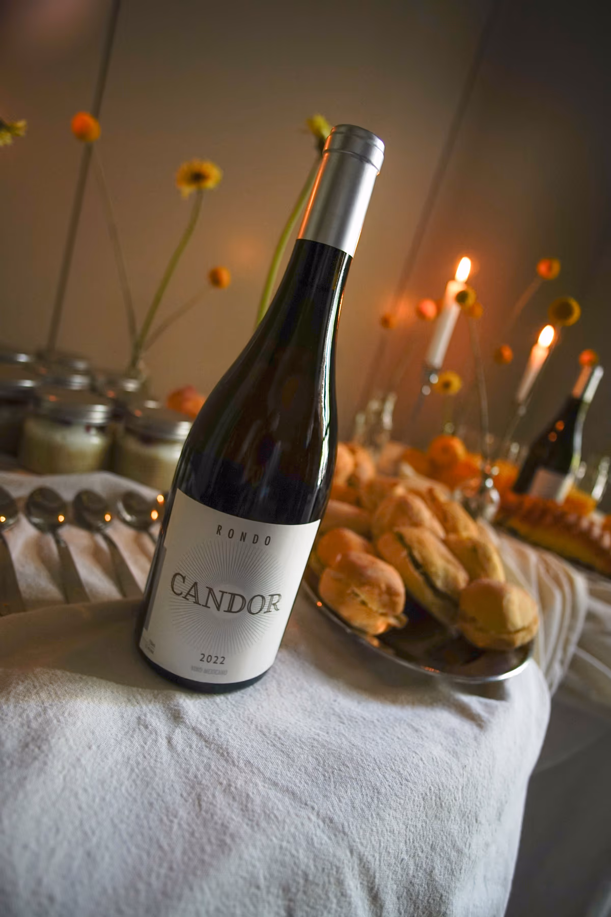 Vino Candor de la vinícola Rondo del Valle, Condesa, CDMX, marzo de 2025. Fotografía por Dulce Vázquez.